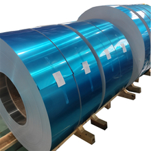 Estoque de aleta de alumínio pré-revestido de cor dourada 8011 HAVC para trocadores de calor