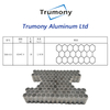 3003 heat transfer Aluminium Alloy multi channel MPE tube