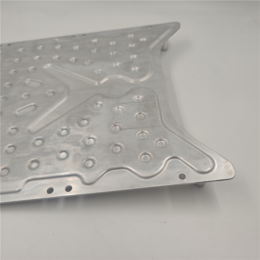 T3 motor tractor four wheel drive car water cooling water cooling system channel flow cooling aluminum aluminium plate
