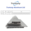 6000 series oil cooler Aluminium Alloy multi channel pipe