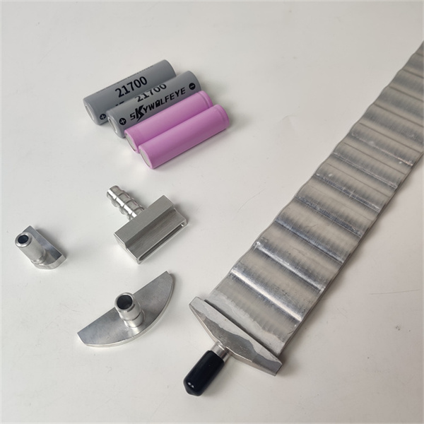 Powder Coated 18650 Cell Battery Pack Touring Car Hard Coolant Heat Exchange Aluminum Water Cooling Plate