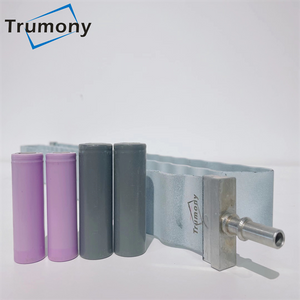 Aluminum Heat Transfer Cylindrical Battery Cell Water Cooling Channel for Electric Car 