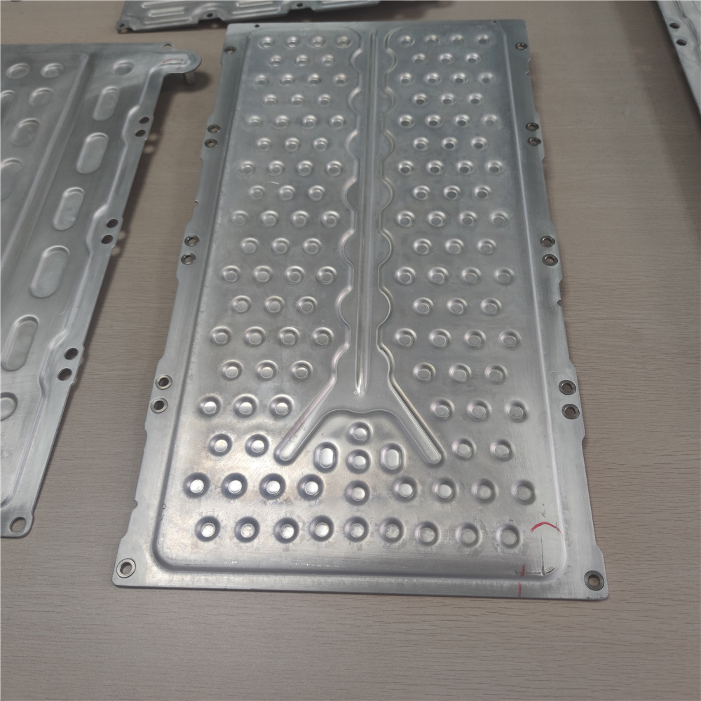 6061 electric car business purpose vehicle water cooling laser cutting 18650 cell battery pack aluminum aluminium plate