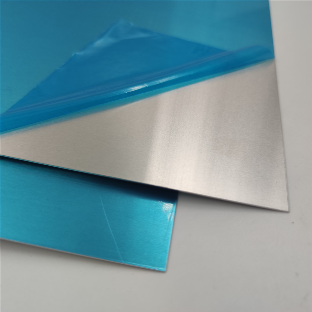 Factory Customized Aluminium Aluminum Plain Flat Plate with PE Film One Side