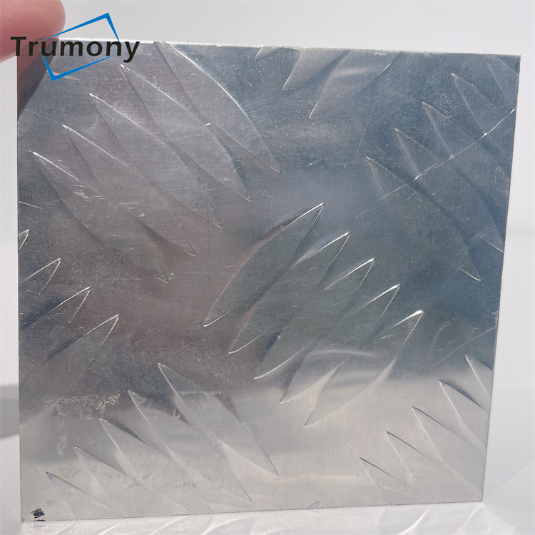 5052 Aluminum Diamond Five Bar Tread Sheet Plate 5 Bar Aluminum Checker Plate 