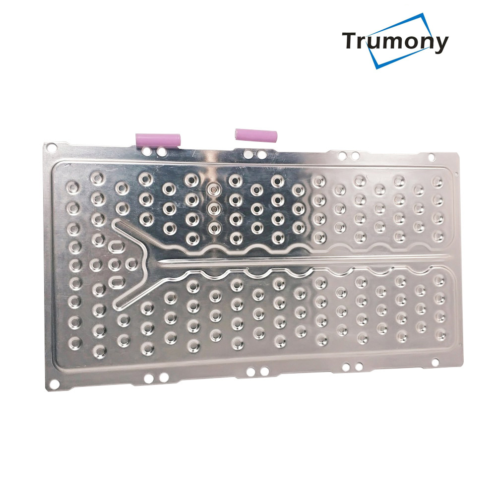 Aluminum Brazing Liquid Cooling Plate for Heat Exchanger of Automobile Cooling System Design Develop