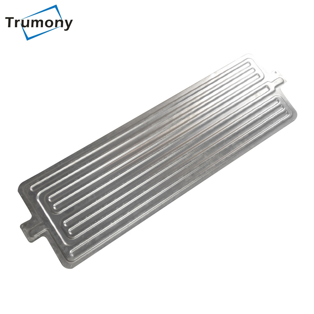 Prismatic Cell Module Aluminum Micro Channel Cooling Plates for Automotive Lithium-ion Batteries