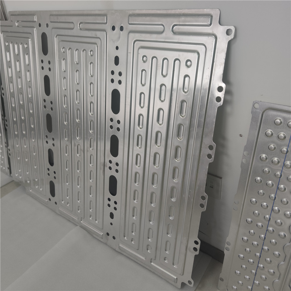 T3 mobile machinery shop new energy vehicle heat transfer EV battery packing CNC precious processing aluminum aluminium plate